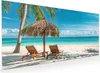 Küchenrückwand Spritzschutz Glas mit Motiv Strandparadies Produktbild-Vorschau 1
