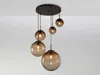 Globo Lighting Hängeleuchte Metall braun, 5x E27 Produktbild-Vorschau 2
