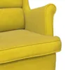 vidaXL Křeslo Mustard Yellow Velvet Náhled obrázku produktu 7