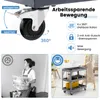 COSTWAY Werkbankwagen, werkplaatswagen met 2 niveaus, Productafbeelding-voorbeeld 5