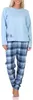 Normann Damen Jersey Schlafanzug langarm Pyjama mit Produktbild-Vorschau 1