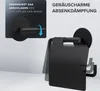 ovimar Toilettenpapierhalter Heroya mit Deckel ohne Bohren Produktbild-Vorschau 2