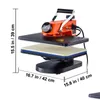 VEVOR 5-in-1-Hitzepresse, 12 x 15 Zoll, schnelles Produktbild-Vorschau 8