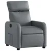 Relaxsessel Grau Kunstleder 66 x 89,5 x 95,5 cm (B x T x H) Produktbild-Vorschau 1