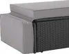Canapé de jardin CORFOU modulable - noir/gris Voir les images du produit 8