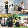 Damen Rucksack 13,3 Zoll Schwarz, Wasserdicht, 2-in-1 Produktbild-Vorschau 6
