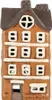 Clayre & Eef Portacandele House 12x10x23 cm in Anteprima dell’immagine prodotto 1
