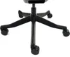 The base and wheels of a black office chair are shown against a white background. Podgląd zdjęcia produktu
