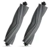 Two gray vacuum cleaner brush rolls are shown diagonally against a white background. Produktbild-Vorschau