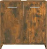 vidaXL Koupelnová skříňka Smoked Oak 60x33x60 cm Materiál Náhled obrázku produktu 5