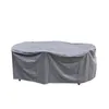 Schutzhülle oval 230x135x70cm Polyester 420D Abdeckung Produktbild-Vorschau 4