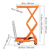 VEVOR TFD15 Hydrauliczny wózek paletowy stołowy, udźwig 330 Podgląd zdjęcia produktu 8