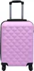 vidaXL Hard Shell Trolley Pink ABS Náhľad obrázku produktu 1