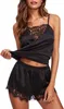 Pyjama - Nachtwäsche-Set - für Damen - Satin - Nachthemd Produktbild-Vorschau 3