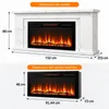 HOMAVO 36 pollici camino elettrico con mobile 1000/2000 W Anteprima dell’immagine prodotto 9