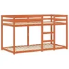 Design Etagenbett Wachsbraun 90x190 cm Massivholz Kiefer, Produktbild-Vorschau 2