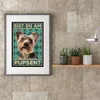 Yorkshire Terrier - Bist du am Pupsen? Hunde Poster Produktbild-Vorschau 7