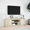 vidaXL Armoire TV avec éclairage LED Chêne Sonoma Voir les images du produit 4