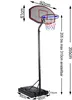Deuba Canestro da Basket Mobile con Rotelle Altezza Anteprima dell’immagine prodotto 4