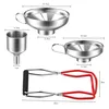 Edelstahl Trichter Set 4-teilig 3 Größen Einmachzange Produktbild-Vorschau 2