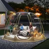 COSTWAY Pop Up Bubble Tent 265x265cm, namiot PVC dla 5-6 Podgląd zdjęcia produktu 9