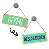 Offen oder Geschlossen Wendeschild mit Kordel Schild Produktbild-Vorschau 2