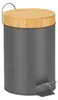 Relaxdays Mülleimer Bad, 3 l, Kosmetikeimer Produktbild-Vorschau 1