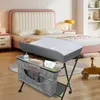 Table à langer Bébé Bureau de soins pliable Hauteur Voir les images du produit 7