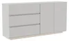 Credenza ProximaX 160x76x35 cm, bianco lucido con LED – 3 Anteprima dell’immagine prodotto 13