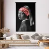 MuchoWow® Wandteppich Wandbehang Das Mädchen mit dem Produktbild-Vorschau 2