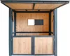 Grillhaus Konsta klein 224 x 102 cm natur-anthrazit Produktbild-Vorschau 3