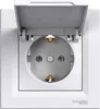 Asfora enkelvoudige stopcontact, SCHUKO, met/zonder 2P+Z, Productafbeelding-voorbeeld 2