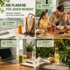 12x Glasflaschen 200 ml Set mit Schraubdeckel kleine Produktbild-Vorschau 9