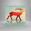 Bilder auf glas - Hirsch Illustration modern Grafik - Produktbild-Vorschau 3