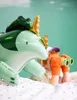 Folienballon Dinosaurier Triceratops 93x49cm Grün Produktbild-Vorschau 13
