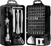 A black carrying case containing a set of electronic repair tools, including a screwdriver and various bits. Náhled obrázku produktu