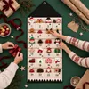 Adventskalender zum Aufhängen, 24 Taschen Stoff, befüllbar, Produktbild-Vorschau 1