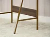 Scrivania minimalista RENO - noce / oro Anteprima dell’immagine prodotto 10