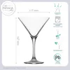 IMPERIAL Martini Gläser Set 2 Stück - Cocktailgläser 270ml Produktbild-Vorschau 4