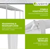 Juskys Terrassenüberdachung Borneo 6x3 m – Aluminium Produktbild-Vorschau 4