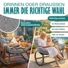 Fauteuil à bascule KESSER® pour l'intérieur et l'extérieur Voir les images du produit 6