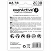 The image shows the back of a blister card packaging for AA rechargeable batteries. Náhled obrázku produktu