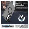 A phone case with a magnetic ring on a blurred city background. Produktbild-Vorschau