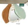 A close-up of a baby toy with a mirror and fabric ears. Produktbild-Vorschau