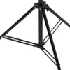 vidaXL Stojan na pozadie T-Form Black 201x60x(70-200) cm Náhľad obrázku produktu 5