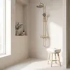 Set Da Doccia Rea Arcos Oro Spazzolato Anteprima dell’immagine prodotto 5