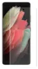 A screen protector is placed on a smartphone. Produktbild-Vorschau