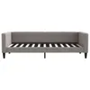 vidaXL Tagesbett Taupe 90x200 cm Stoff Produktbild-Vorschau 3