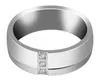 Akzent Damen-Partnerring aus Titan, mit Similibesatz, Produktbild-Vorschau 5