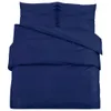 vidaXL Set di biancheria da letto blu navy 140x200 cm Anteprima dell’immagine prodotto 1